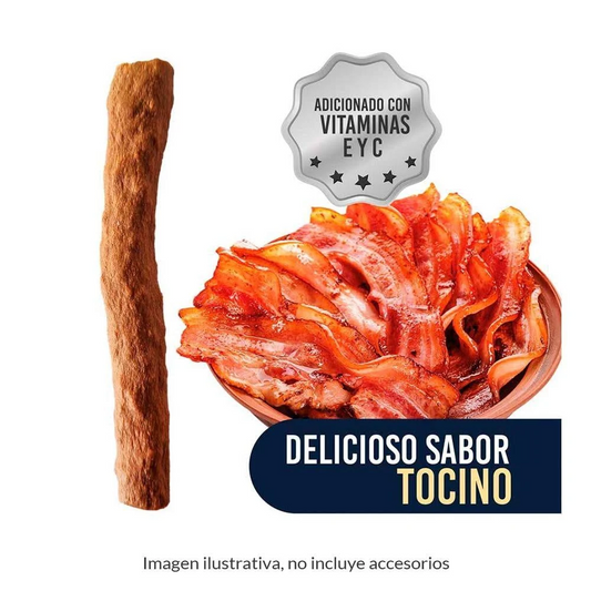 NANCHOICE - Palitos Para Perro Sabor Tocino 6 Pzas