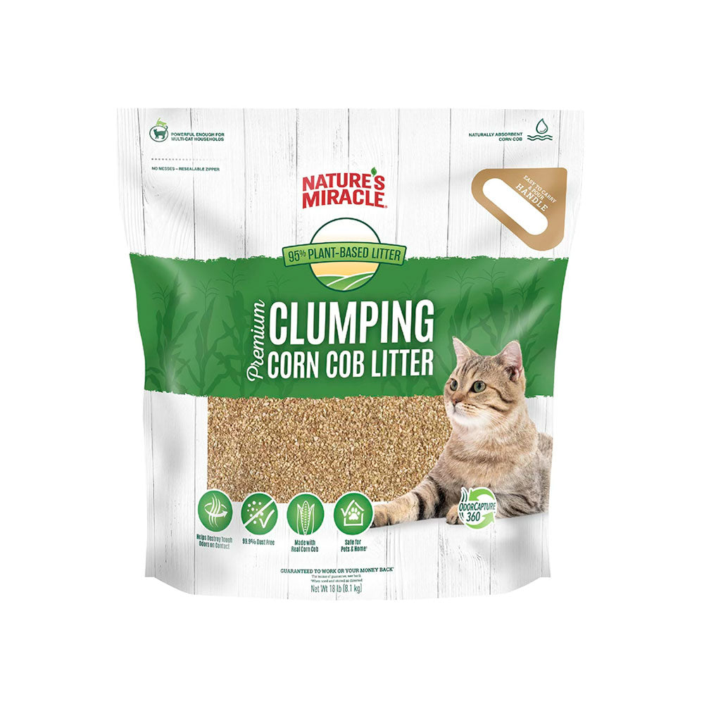 NATURES MIRACLE - Arena Para Gato Olote De Maiz 4.5 Kg