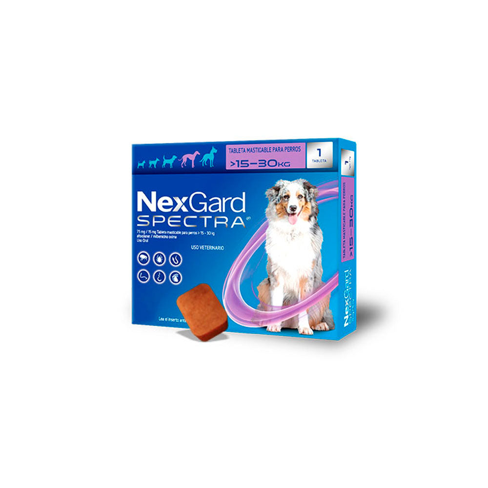 NEXGARD SPECTRA - Desparasitante Para Perro 1 Tab