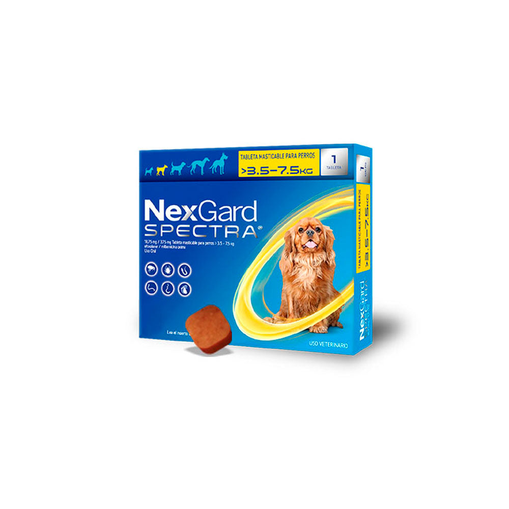 NEXGARD SPECTRA - Desparasitante Para Perro 1 Tab