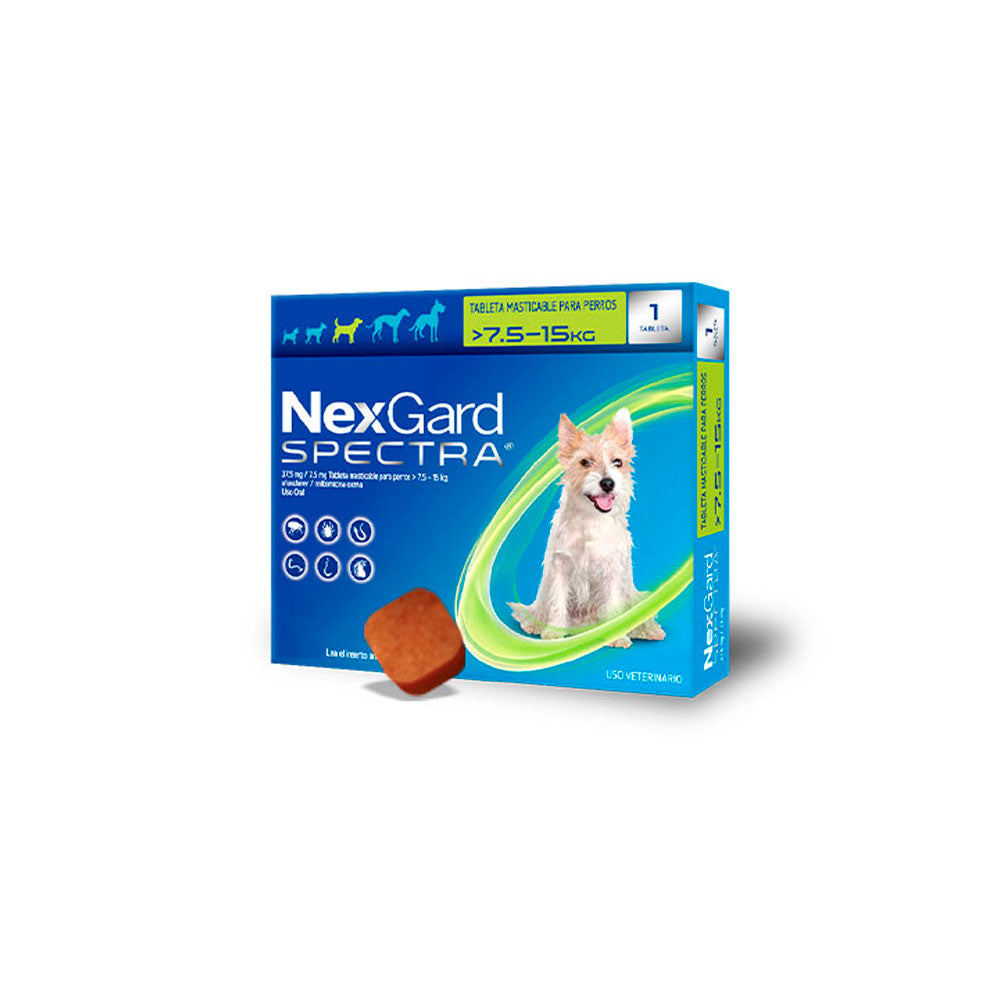 NEXGARD SPECTRA - Desparasitante Para Perro 1 Tab