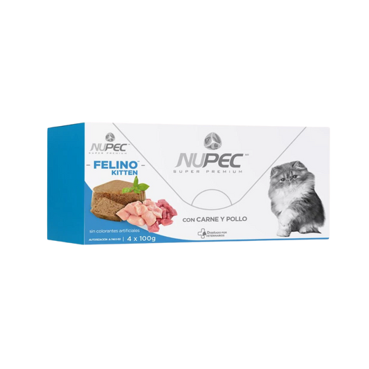 Nupec Latas P/Gatito 4 Pzas De 100 G Humedo Mantenimiento