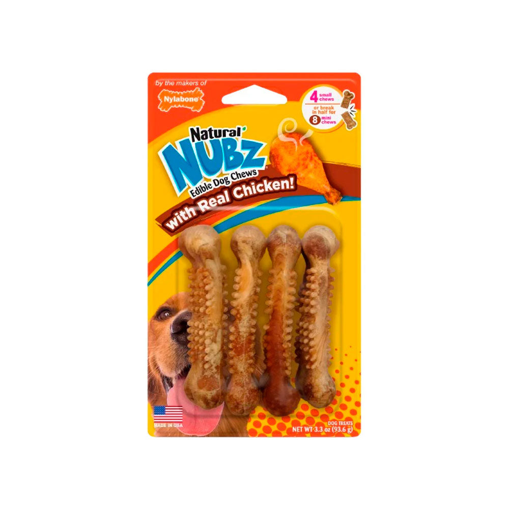 NYLABONE - Premio Nubz de Pollo Para Perro 4 Pzas