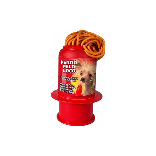 PERRO PELO LOCO - Premio Crema De Cacahuate Para Perro 28 g