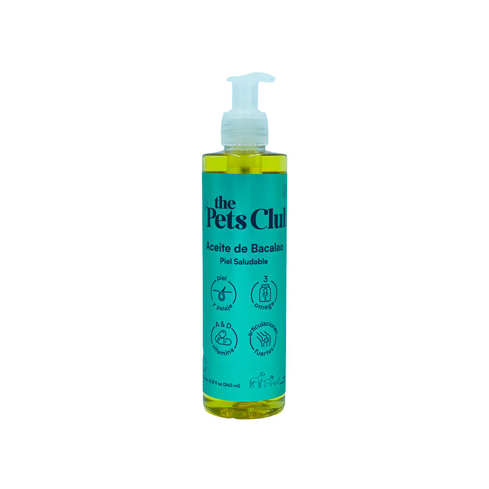 PETS CLUB - Aceite De Bacalao Para Perro 240 ml