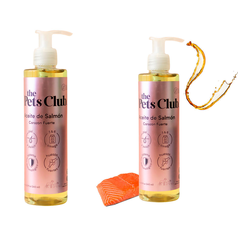 PETS CLUB - Aceite De Salmon Para Perro 240 ml
