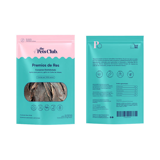 PETS CLUB - Premios Para Perro Corazon De Res 90 g