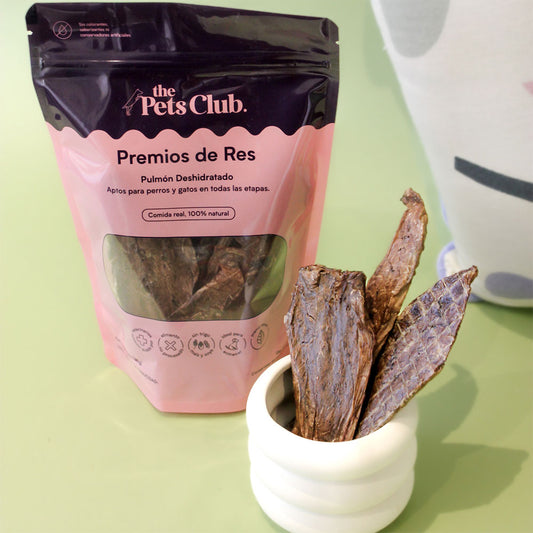 PETS CLUB - Premios Para Perro Y/O Gatos Pulmon De Res 90 g