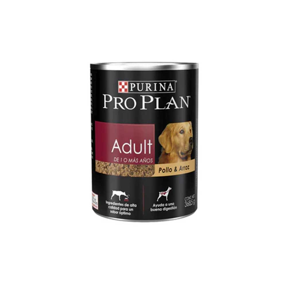 PRO PLAN - Alimento Húmedo En Lata Para Perro Adulto 368 g