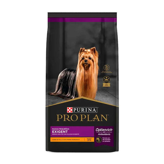 PRO PLAN - Alimento Seco Para Perro Adulto Razas Pequeñas Exigent Optienrich 7.5 Kg