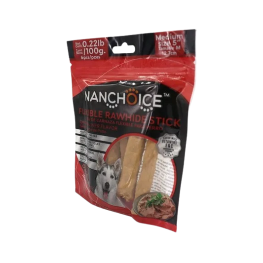 Nanchoice Palitos Para Perro Higado Pollo 6 Pzas