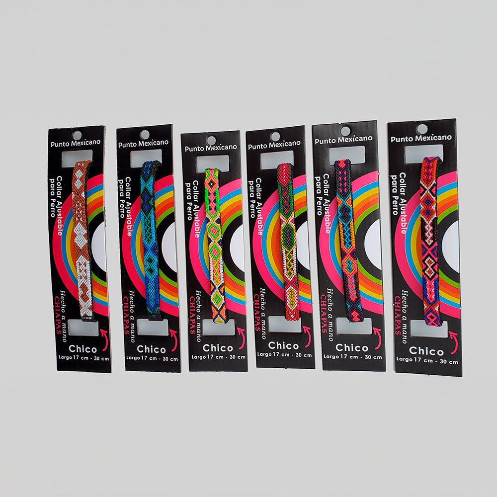 PUNTO MEXICANO - Collar Chico Ajustable Para Perro