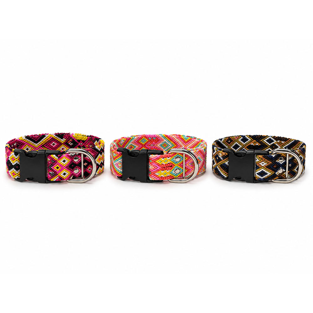 PUNTO MEXICANO - Collar Grande Ajustable Para Perro