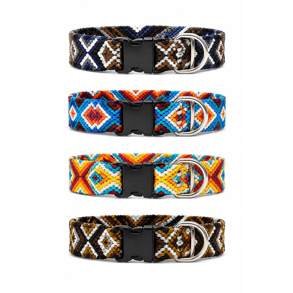 PUNTO MEXICANO - Collar Grande Ajustable Para Perro