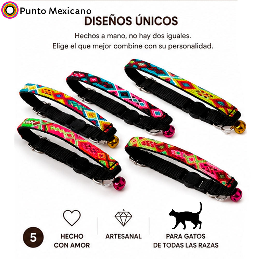 PUNTO MEXICANO - Collar Para Gato 17 Cm