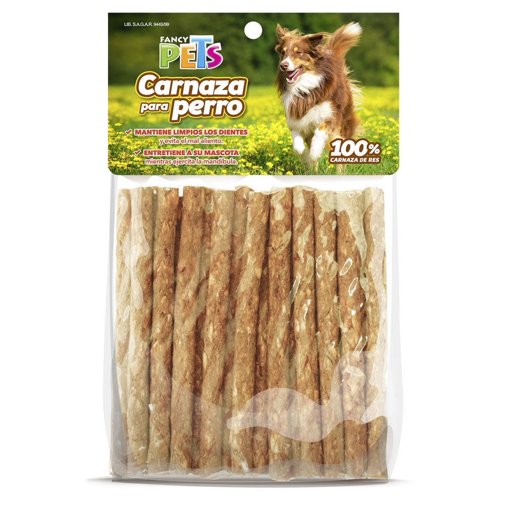 FANCY PETS - Palitos De Carnaza Para Perro Sabor Res 20 Pzas