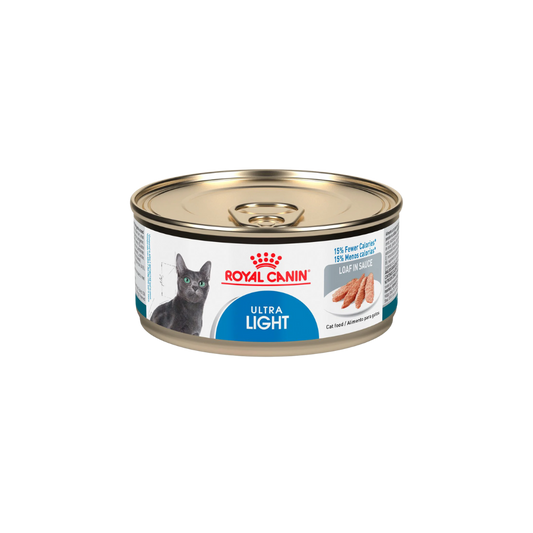ROYAL CANIN - Alimento Humedo Para Gato Adulto Lata Control De Peso Ultra Light 145 g