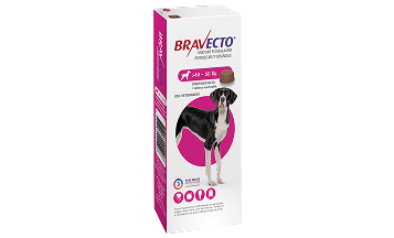 Msd Bravecto P/Perro 3 M 1400 Mg De 40 A 56 K Antipulgas Tableta