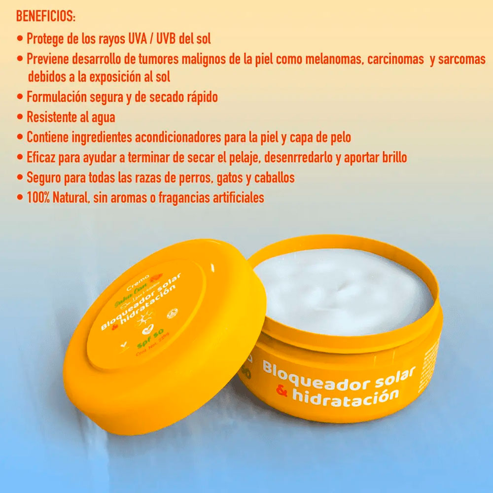 SAHA CAN - Protector Solar e Hidratante Para Perro y Gato 300 ml