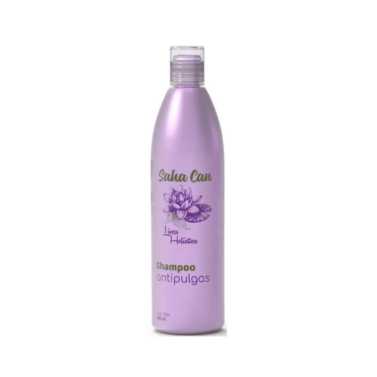 SAHA CAN - Shampoo Antipulgas Natural Para Perro y Gato 400 ml