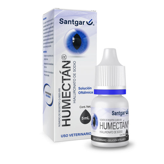 SANTGAR - Humectan Solución Oftálmica Para Perros y Gatos 5 ml