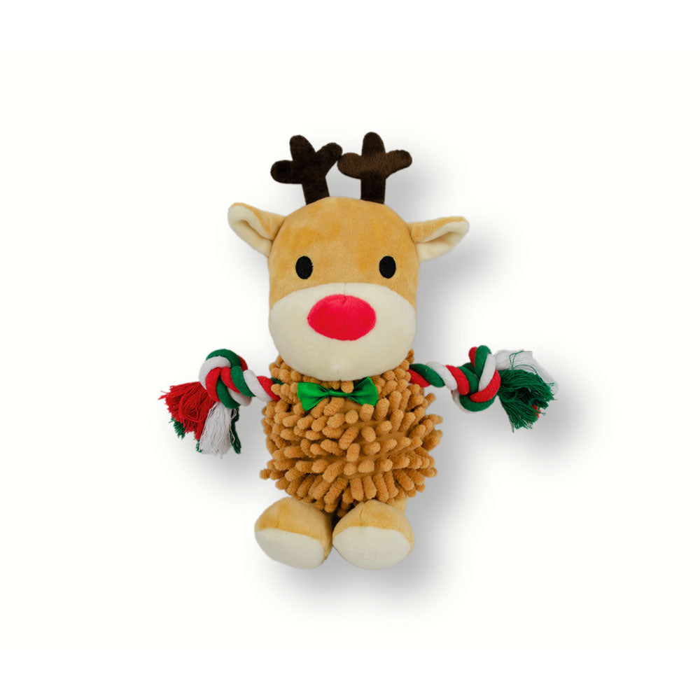SUNNY - Juguete Para Perro Alce Navideño 32 cm
