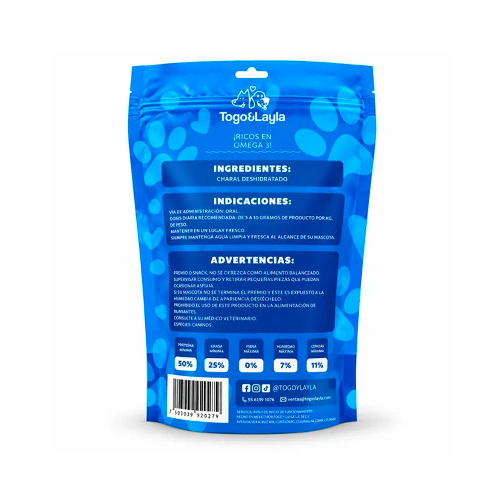 TOGO Y LAYLA - Premios Charales Para Perro 120 g