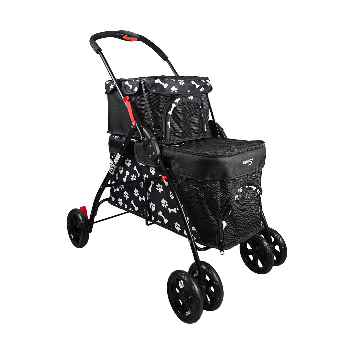 TRENDY PETS - Carriola Para Cachorro Puppy Love 15Kg 67x34 / 43x34