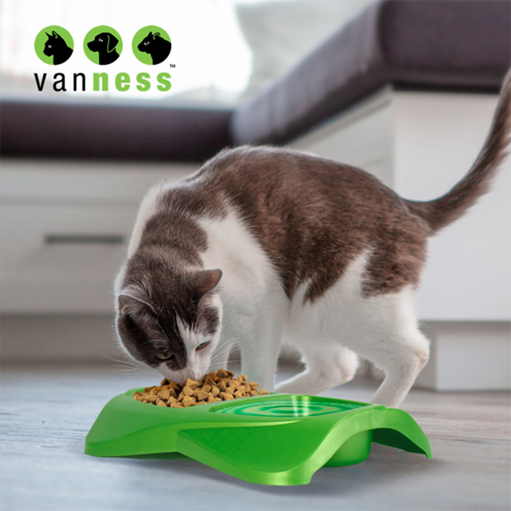 VAN NESS - Plato Doble Chico Para Perros y Gatos 473 ml