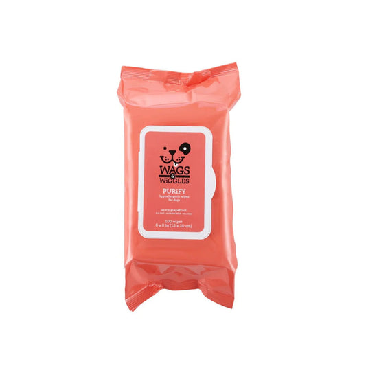 WAGS & WIGGLES - Toallitas Hipoalergénicas Para Perro 100 Pzas