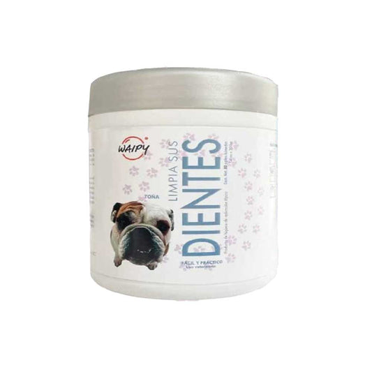 WAIPY - Toallitas Húmedas Para Perro Limpieza De Dientes 40 Pzas
