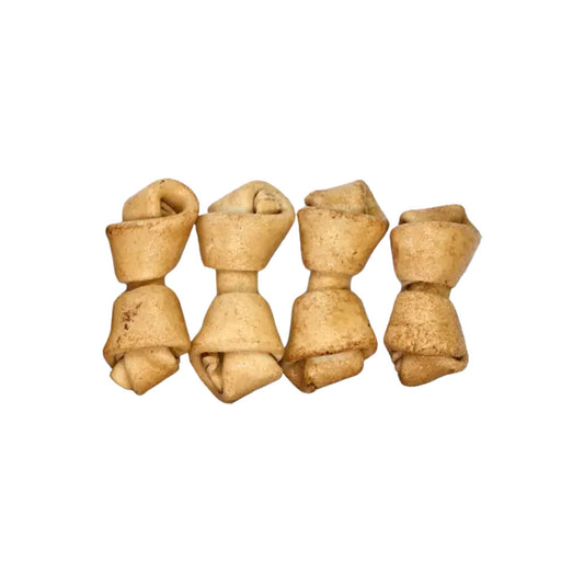 ZOOPLIES - Huesitos Carnaza Natural Para Perro Sabor Pollo 8 Pzas / 3-5 Cm