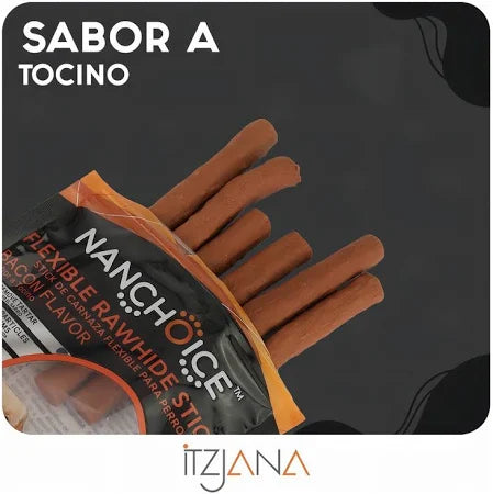 Nanchoice Palitos P/Perro Tocino 6 Pzas