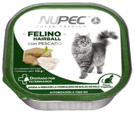 Nupec Lata P/Gato Adulto Hairball 1 Pza De 100 G