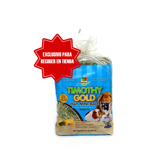 AMERICAN PET - Alimento Para Pequeñas Especies Pasto Timothy Gold 680 g