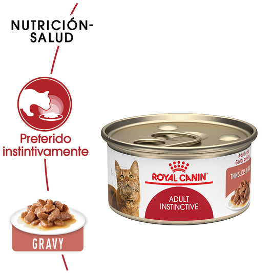 ROYAL CANIN - Adulto Instinctive Alimento Húmedo Gato Adulto Lata 85 g