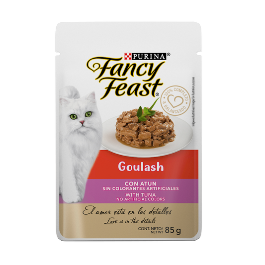 FANCY FEAST - Alimento Húmedo Goulash Atún Pouch85 g
