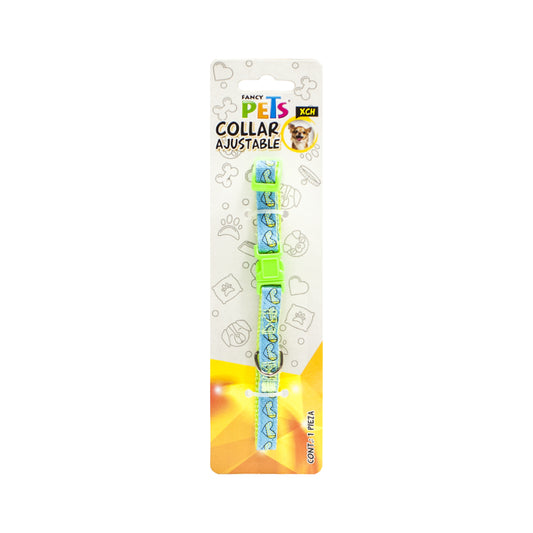 FANCY PETS - Collar Nylon con Listón Bordado Extrachico