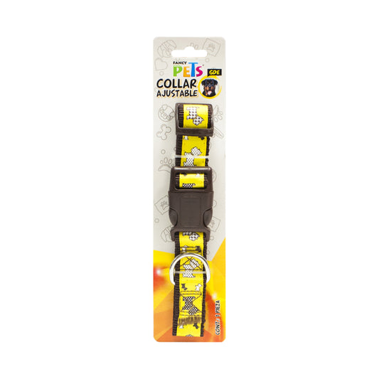 FANCY PETS - Collar Nylon con Listón Bordado Grande