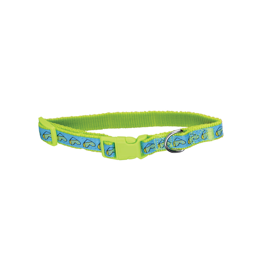 FANCY PETS - Collar Para Perro De Nylon Con Listón Bordado Med
