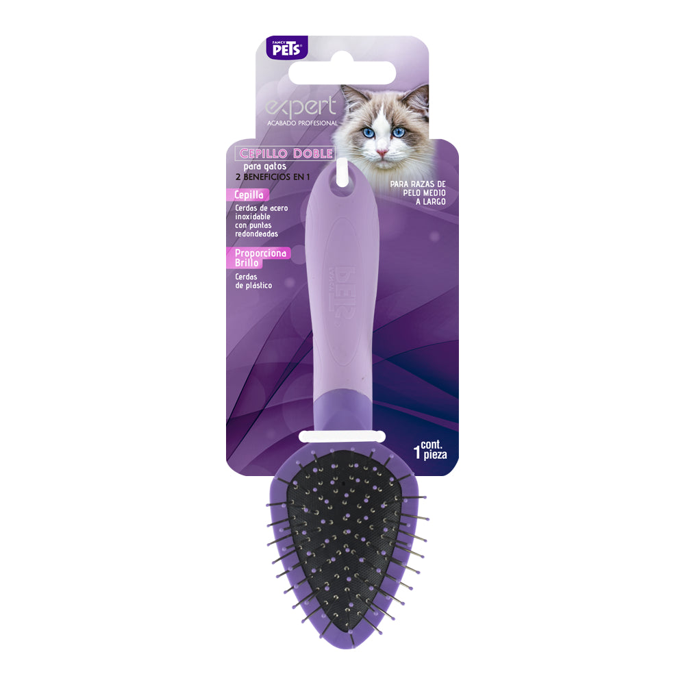 FANCY PETS - Cepillo Expert Doble Para Gato