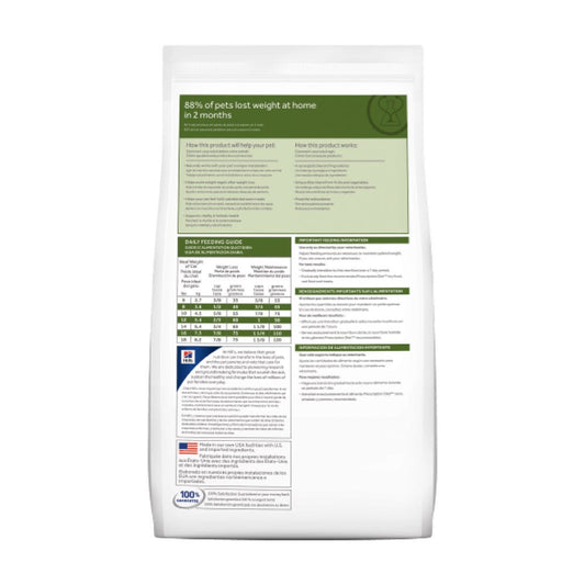 HILL'S PRESCRIPTION DIET - Metabolic Alimento Seco Para Gato Adulto Control de Peso 3.85 Kg