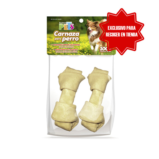 FANCY PETS - Carnaza Natural De Hueso Para Perro 2 pz