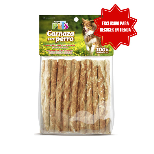 FANCY PETS - Palitos De Carnaza Para Perro Sabor Res 20 Pzas