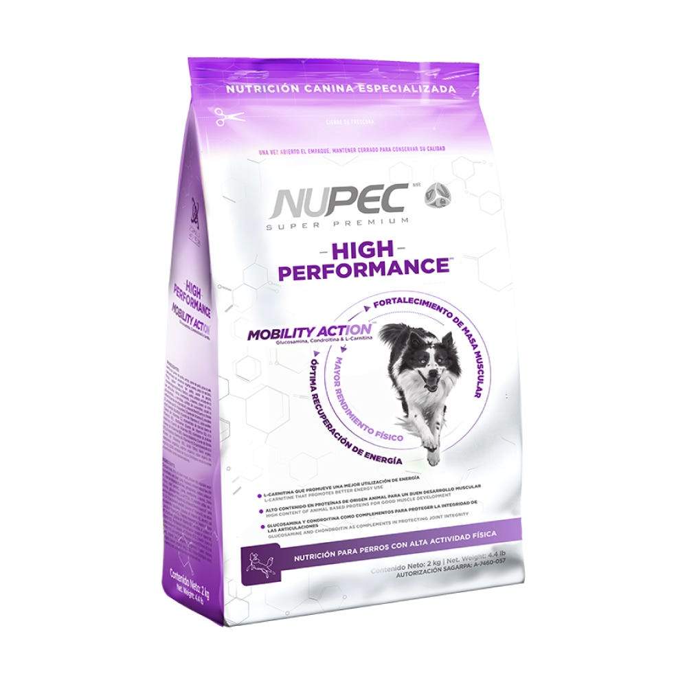 NUPEC - Performance Alimento Seco Para Perro Adulto Alta Actividad Física 8 Kg