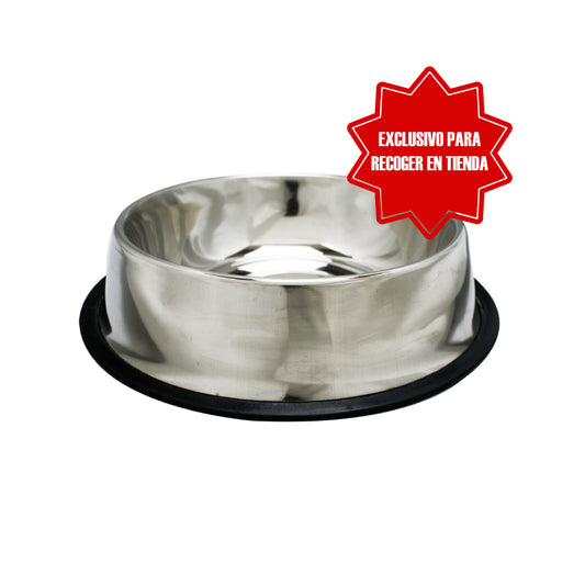 FANCY PETS - Plato de Acero Para Alimento De Mascotas 1.8 kg (64 oz)