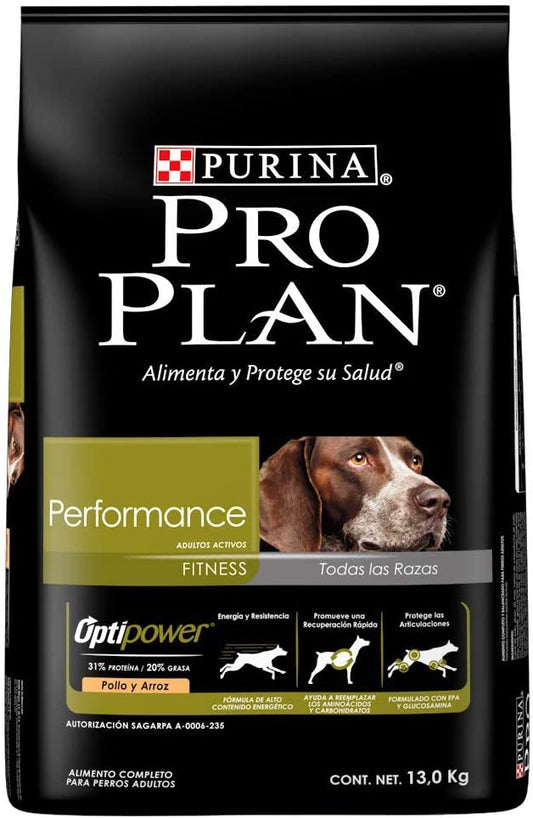 PRO PLAN - Fitness Alimento Seco Para Perro Adulto Performance Pollo 13 kg