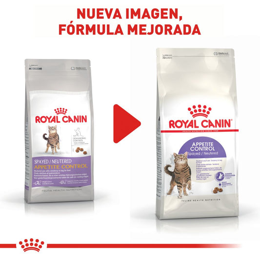 ROYAL CANIN - Apetite Control Alimento Seco Gato Esterilizado Pollo 2.7 kg