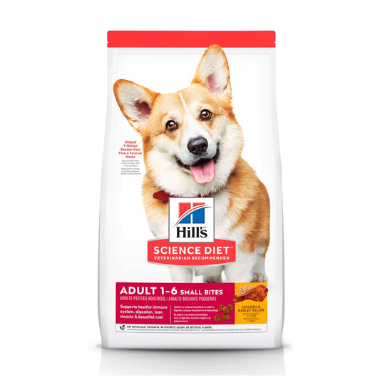HILL'S SCIENCE DIET - Small Bites Alimento Seco Adulto Razas Medianas 2.3 kg