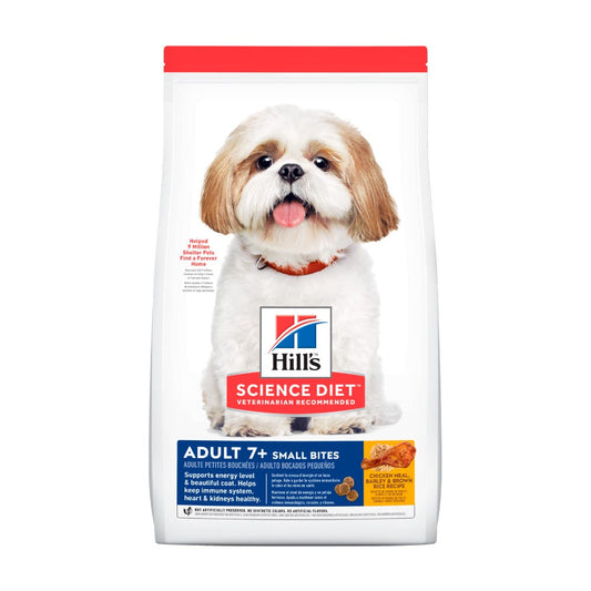 HILL'S SCIENCE DIET - Small Bites Alimento Seco Perro Senior +7 Razas Medianas 2.3 kg